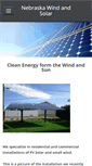 Mobile Screenshot of nebraskawindandsolar.com