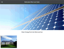 Tablet Screenshot of nebraskawindandsolar.com